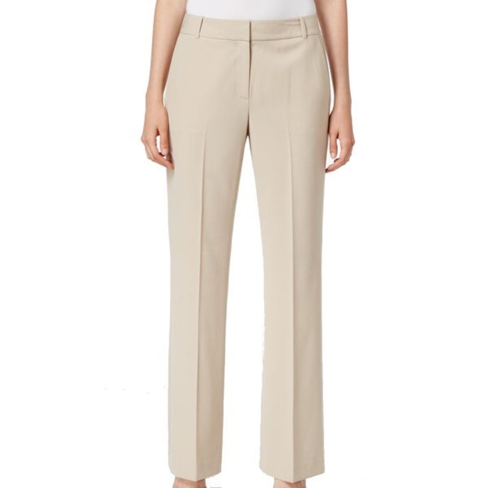 Calvin Klein size 8 tan dress pants